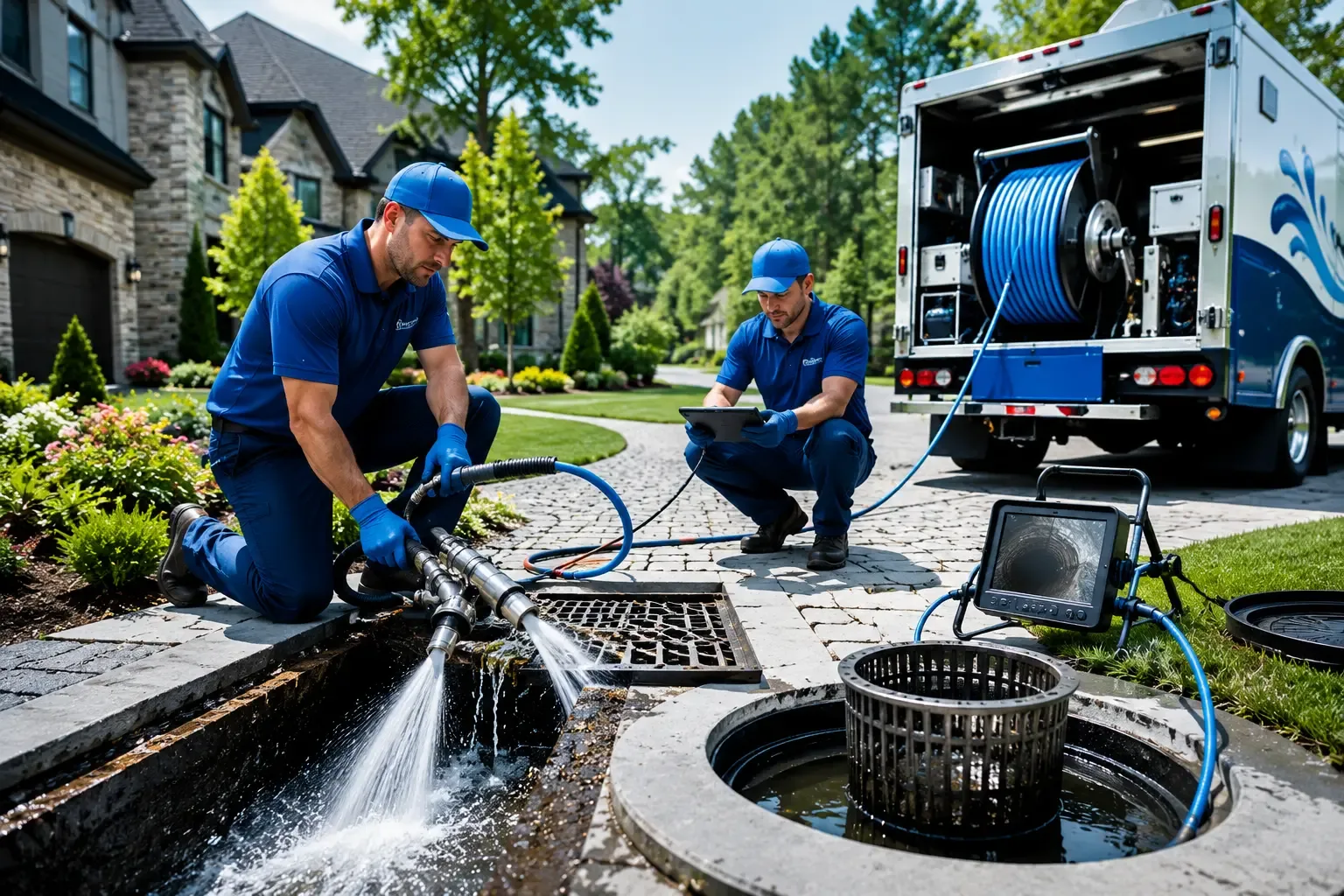 Local outdoor drain cleaning professionals in West Hartford, CT